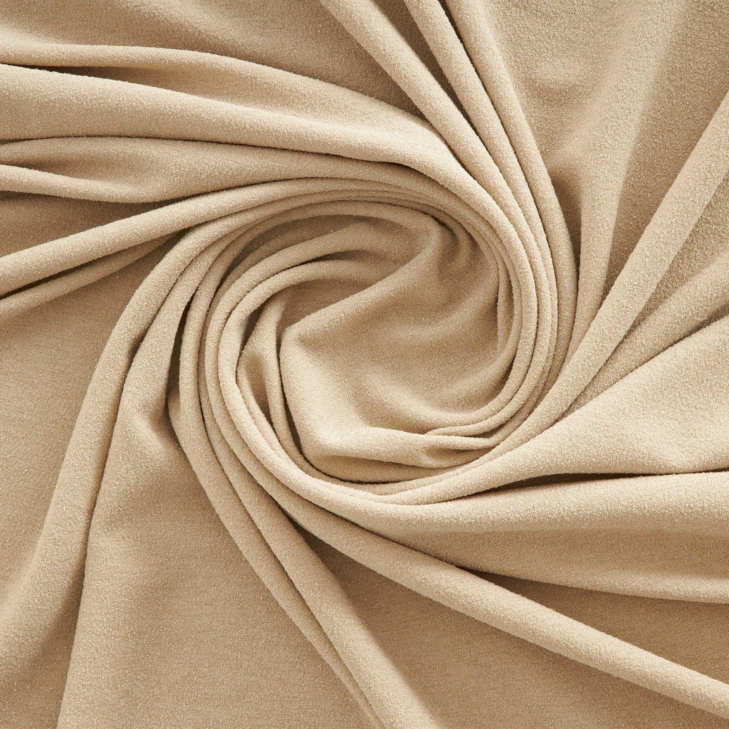 GOLD MIST | 5664-LUREX - SCUBA CREPE LUREX - Zelouf Fabrics