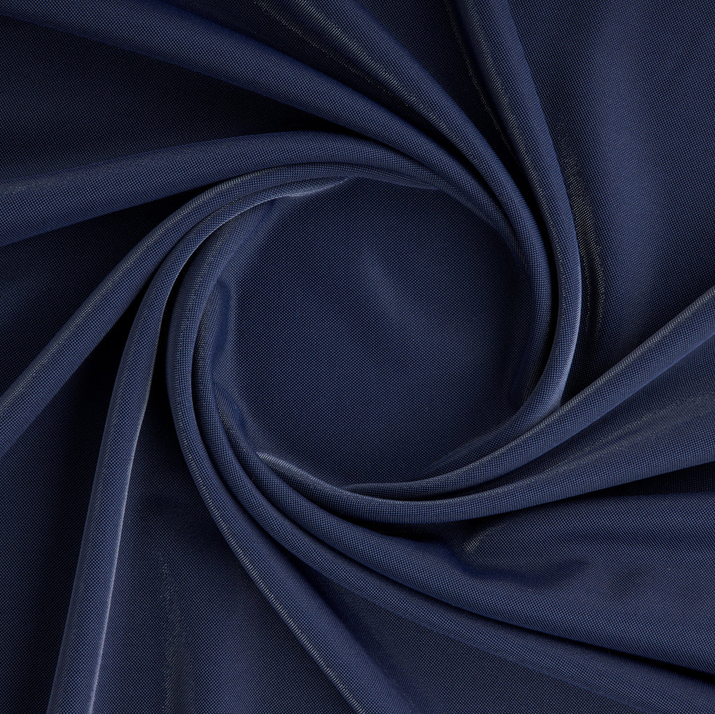NAVY | 25857 - Queen Shiny Stretch Knit - Zelouf Fabrics