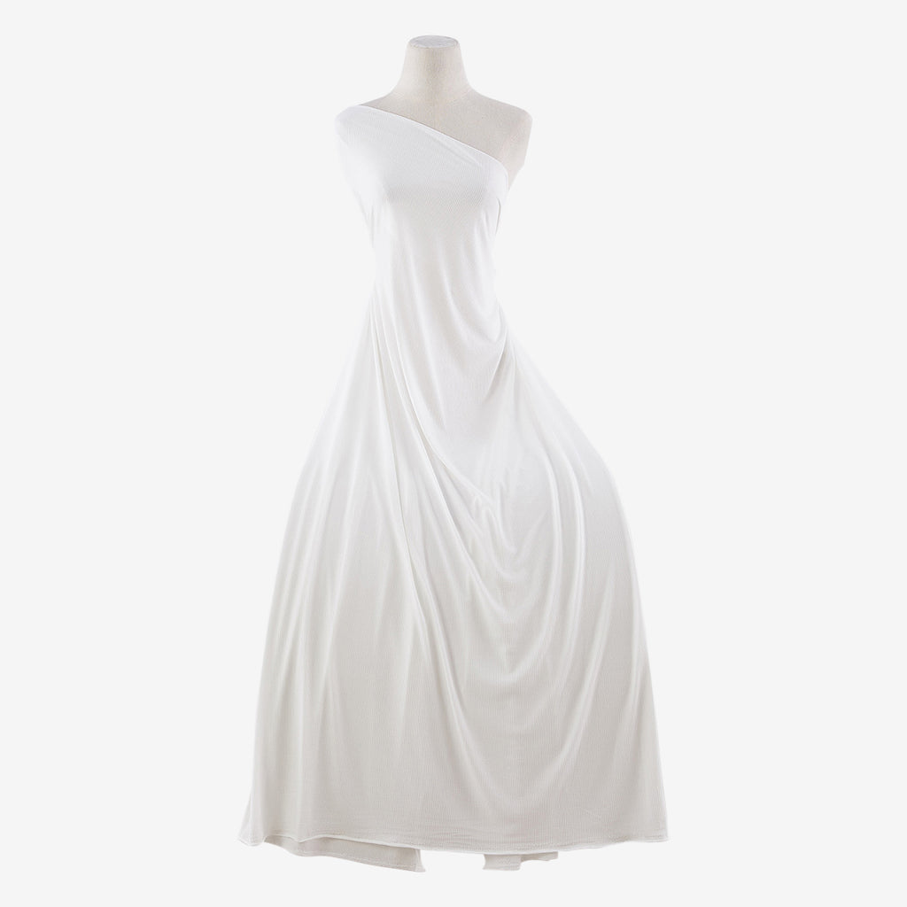 SERENE WHITE | 25893 - VIEN TEXTURE KNIT - Zelouf Fabrics