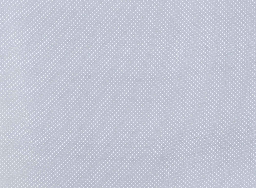 CK SOFT WHITE | 25917 - EVE CLIPPED DOT CHIFFON - Zelouf Fabrics