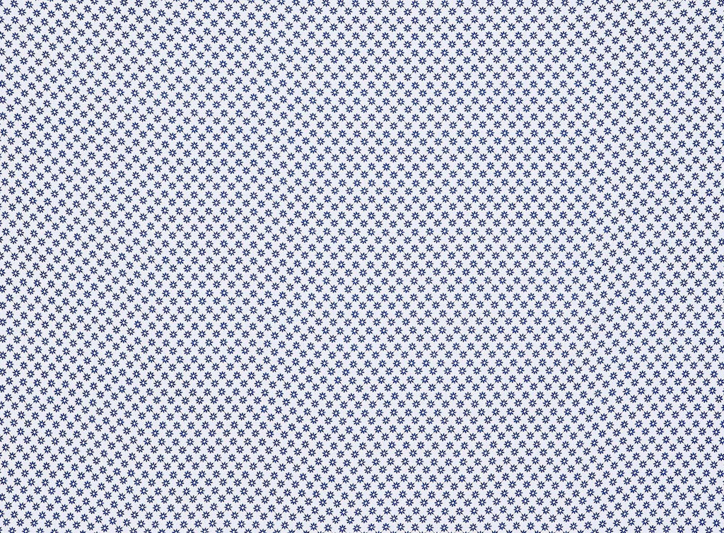 BLUE/WHT | 25920 - BIBI ALL OVER EMBROIDERY RAYON VOILE - Zelouf Fabrics