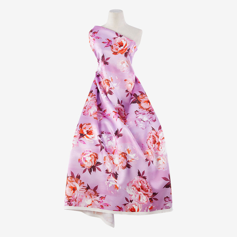 HANNAH FLORAL PRINT DOT FOIL MIKADO  | 25988FOL-4765DP