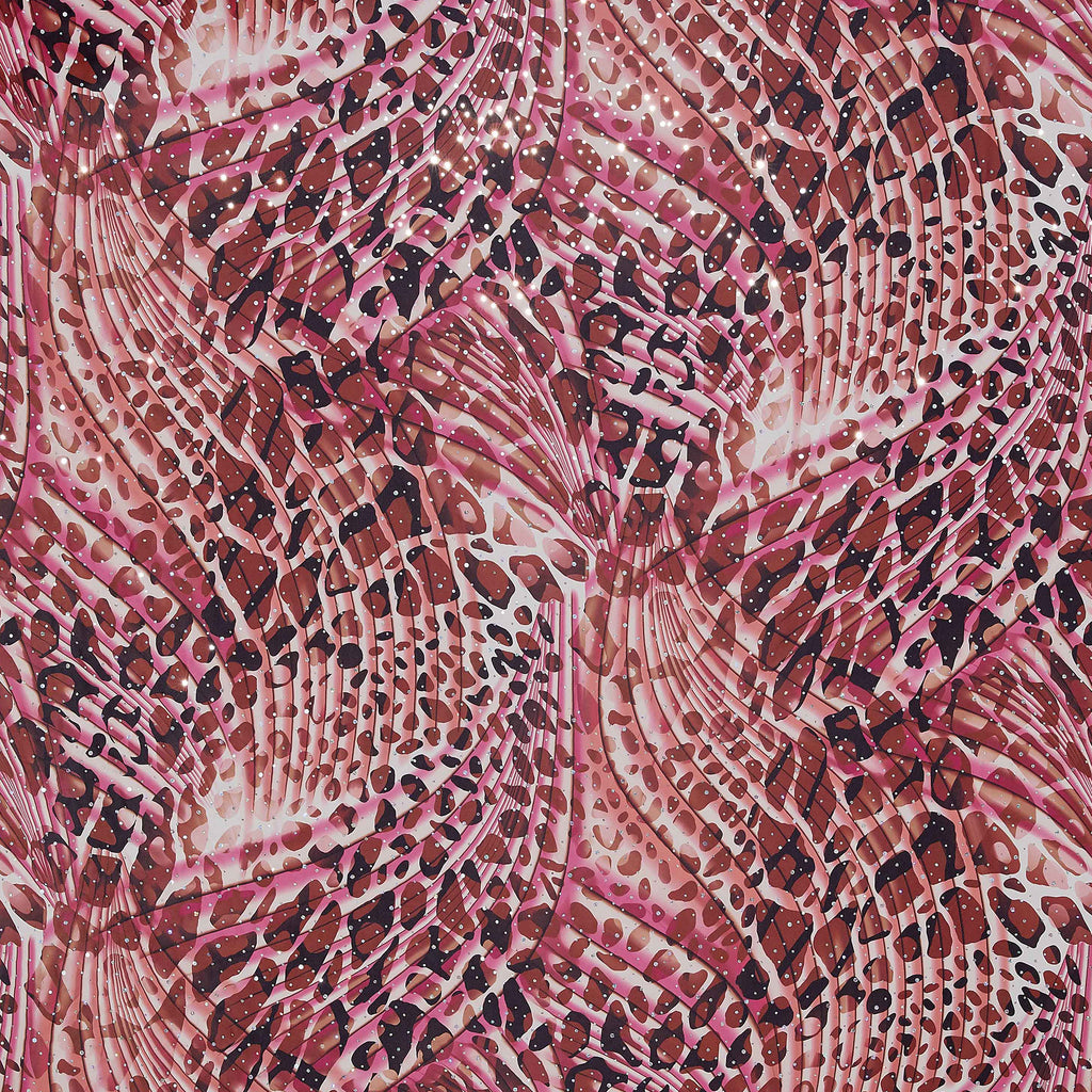 ROSE APRICOT | 26005TRN-3333DP - AMILE PRINT TRANS CHIFFON - Zelouf Fabrics