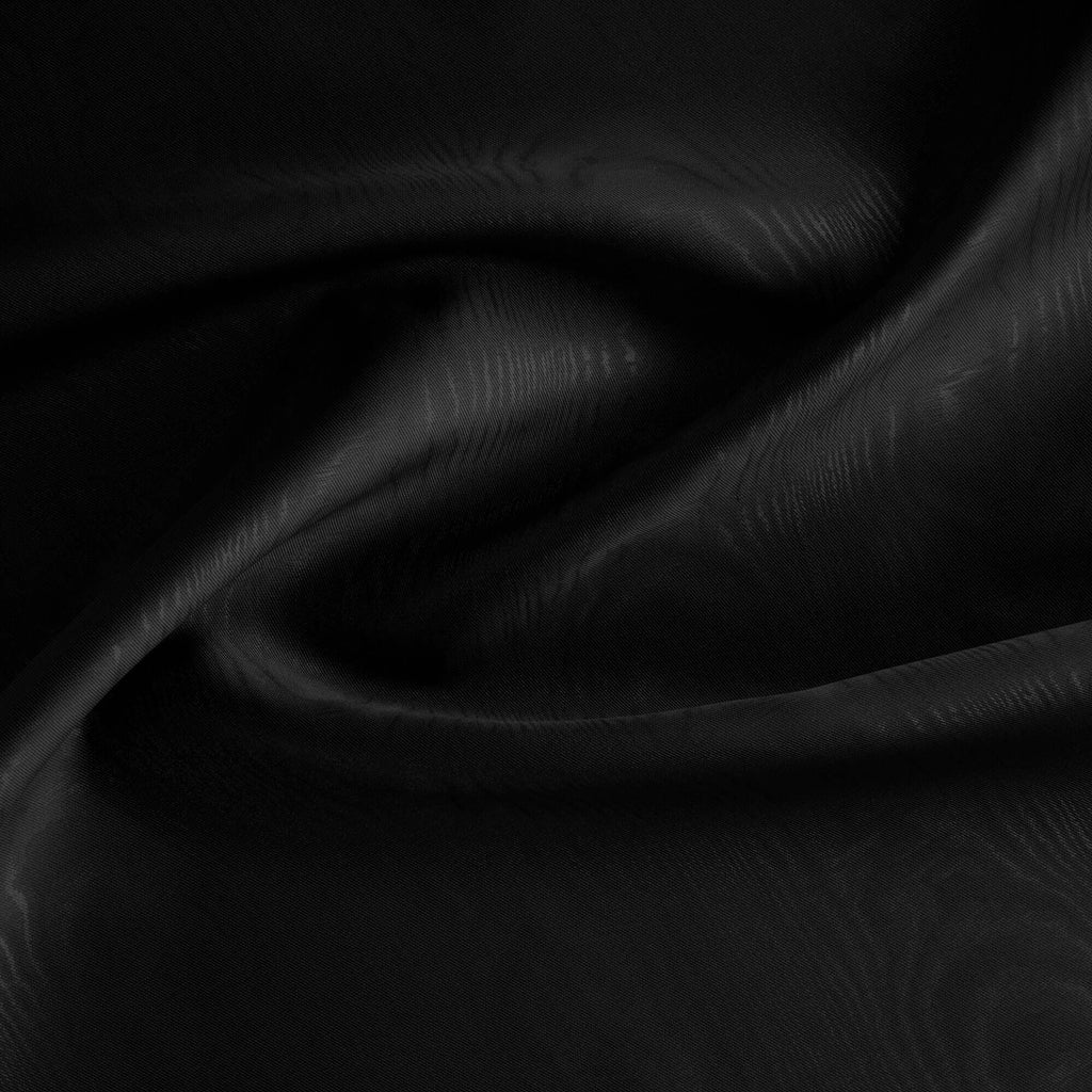 BLACK | 26062 - MOIRE MIKADO - Zelouf Fabrics