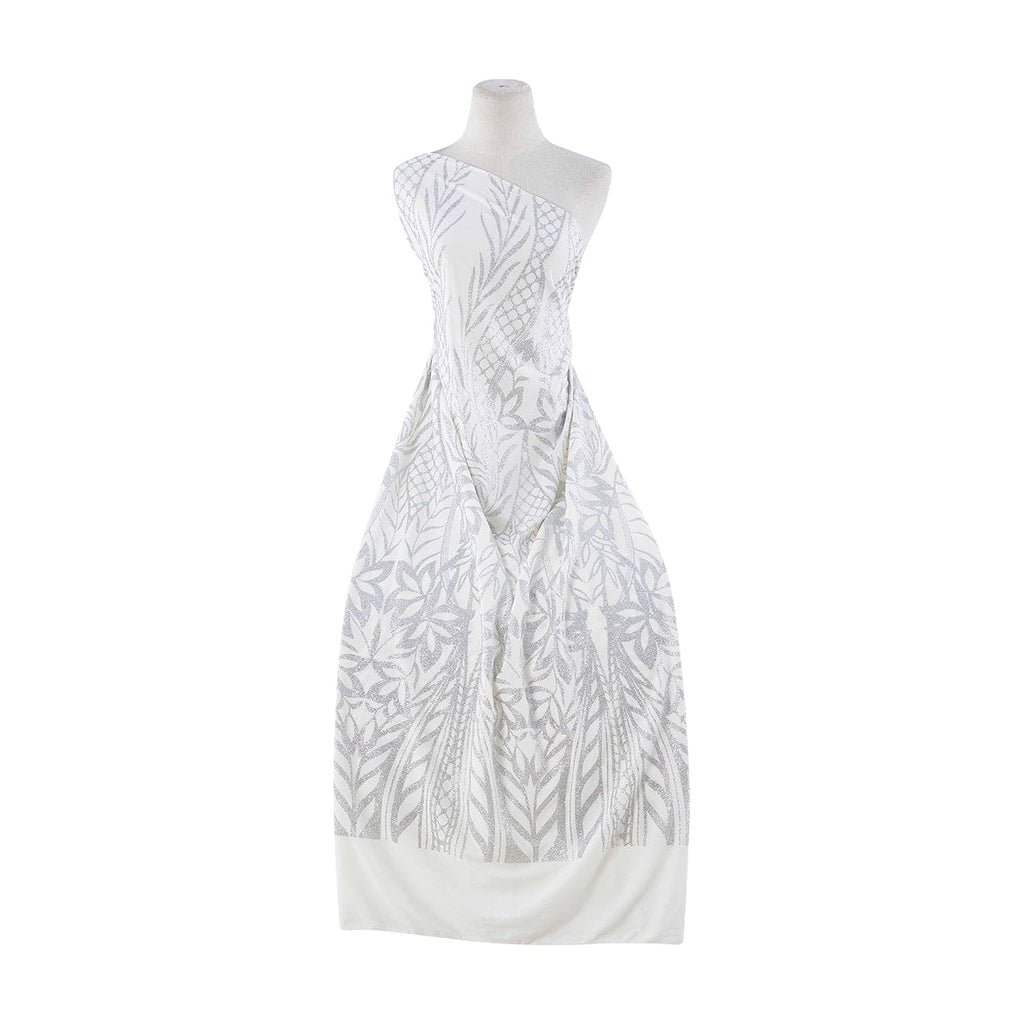 SERENE WHITE | 26064-MULTI - EMILY TROPIC MULTI GLITTER ITY - Zelouf Fabrics