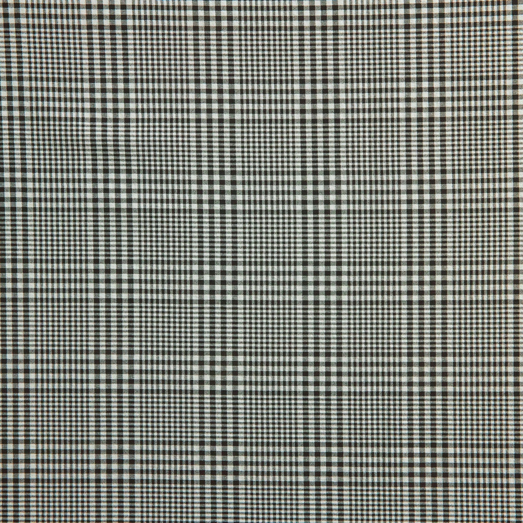 LILY PLAID SEERSUCKER YARN DYE  | 26205 BLACK/WHITE - Zelouf Fabrics