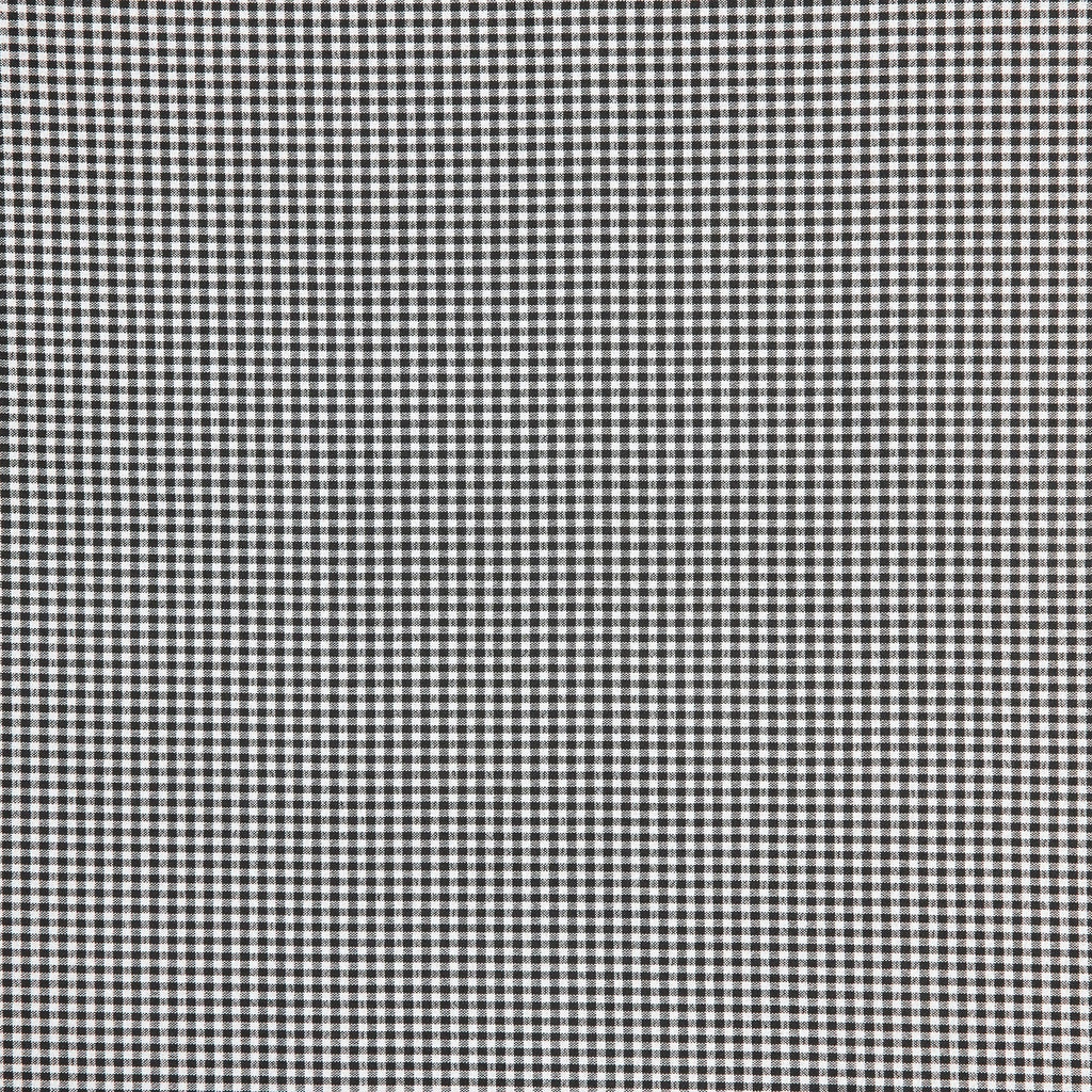 POPPY CHECKER SEERSUCKER YARN DYE  | 26206 BLACK/WHITE - Zelouf Fabrics