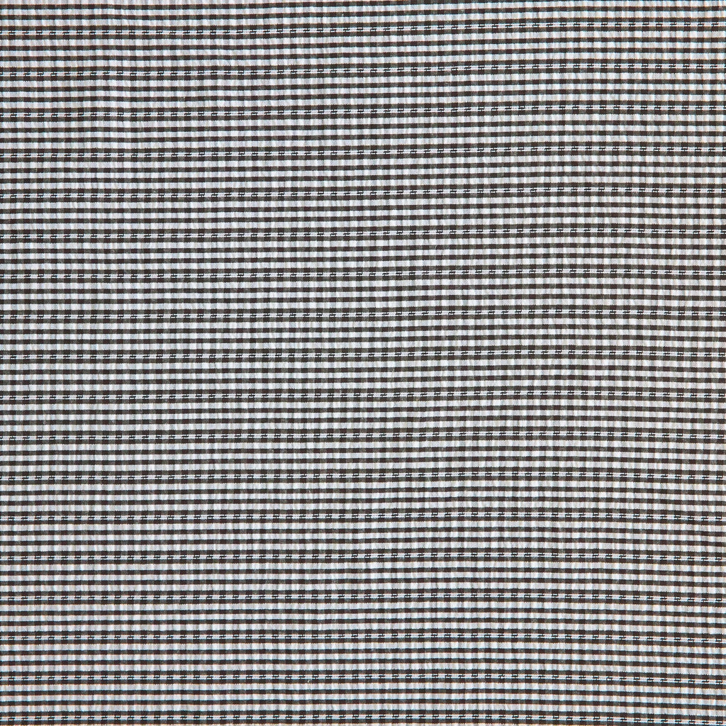 POPPY LUREX STRIPE GINGHAM CHECK KNIT  | 26181 BLACK/WHITE - Zelouf Fabrics