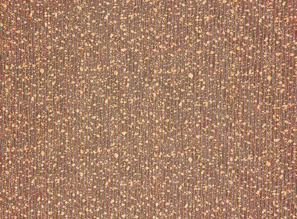 CAROLYN FOIL PLEATED LUREX MESH  | 26183PLT ECRU/GOLD - Zelouf Fabrics