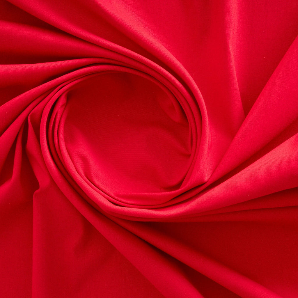 BELLA STRETCH BENGALINE  | 26216 CHARMING RED - Zelouf Fabrics