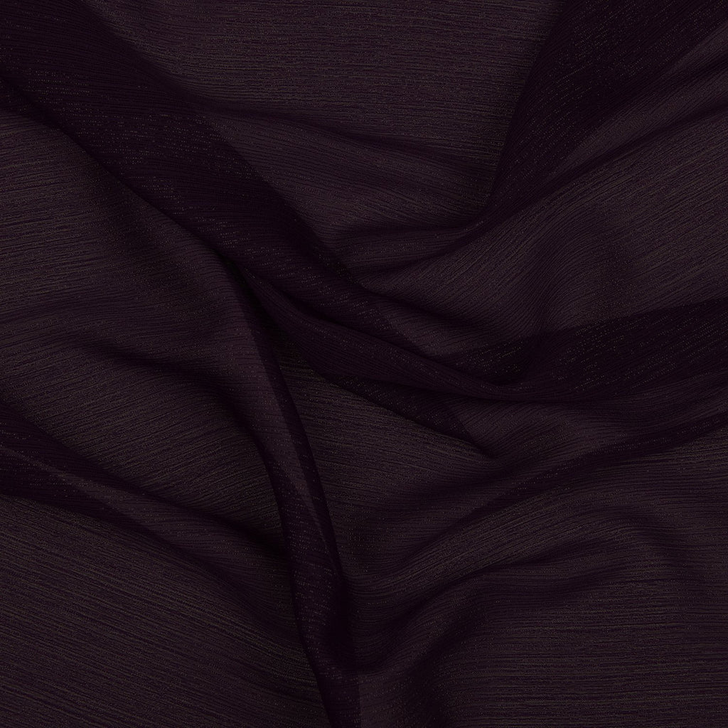 LUREX STRIPE YORYU CHIFFON| 3003 PLUM RAZZLE - Zelouf Fabrics