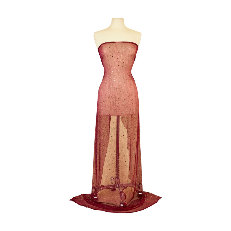 NASH TRANS PLEAT LUREX MESH  | 26273-TRANS