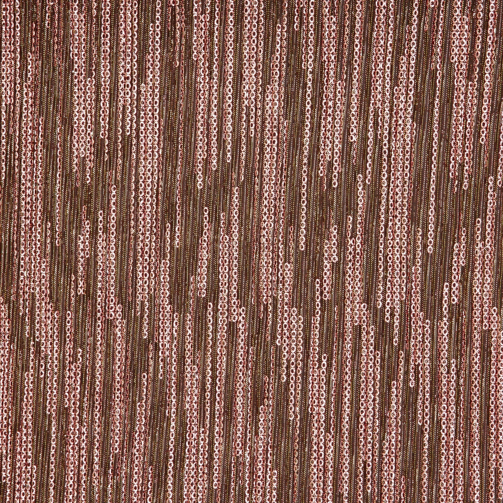 KATE INFINITY FOIL PLEATED LUREX MESH  | 26182PLT ORCHID/AZALEA - Zelouf Fabrics