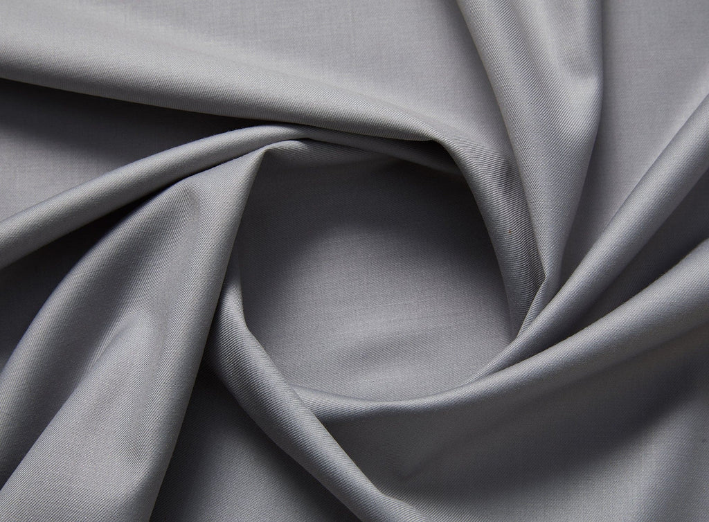 POLY RAYON SOLID  | 3248 000 SILVER - Zelouf Fabrics