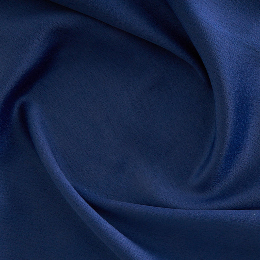 CHARMING ROYAL | 23628-BLUE - CALLER STRETCH SATIN BACK CREPE - Zelouf Fabrics