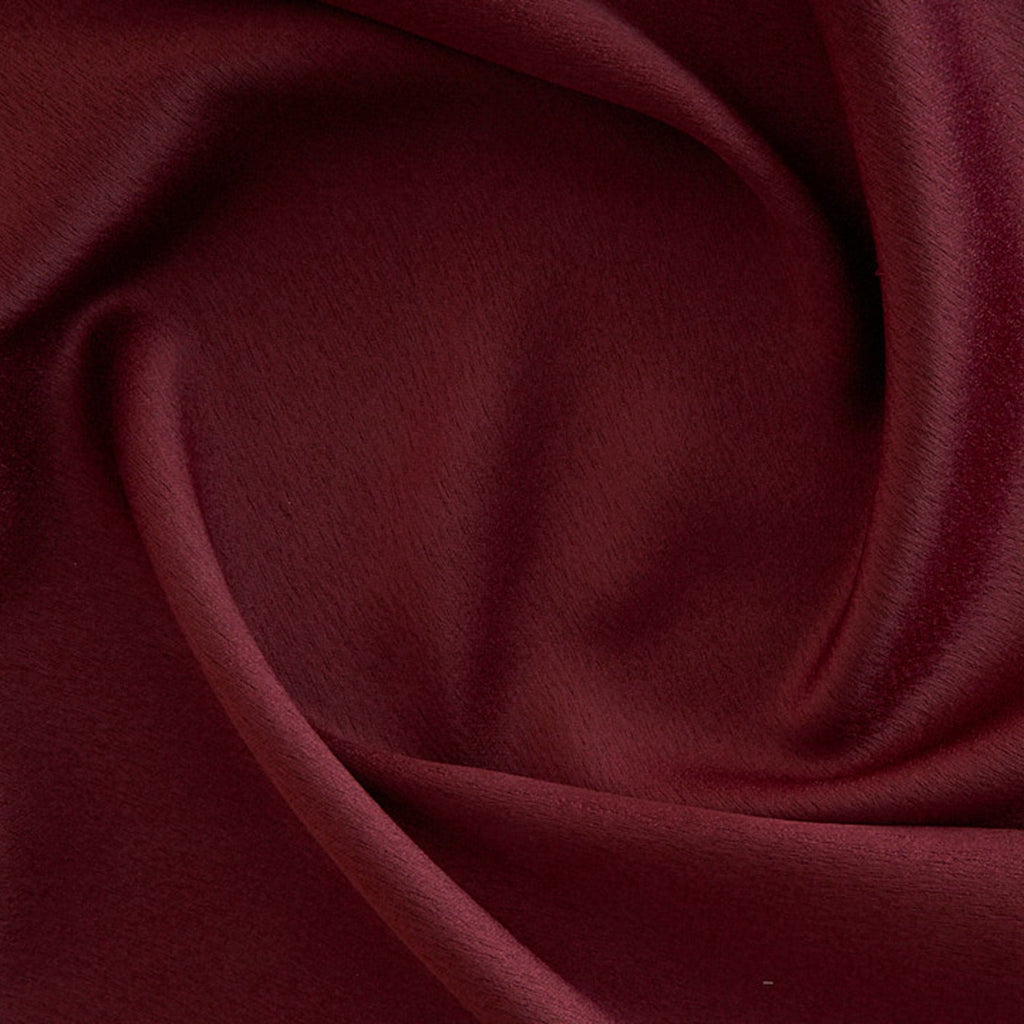 CHARMING WINE | 23628-RED - CALLER STRETCH SATIN BACK CREPE - Zelouf Fabrics