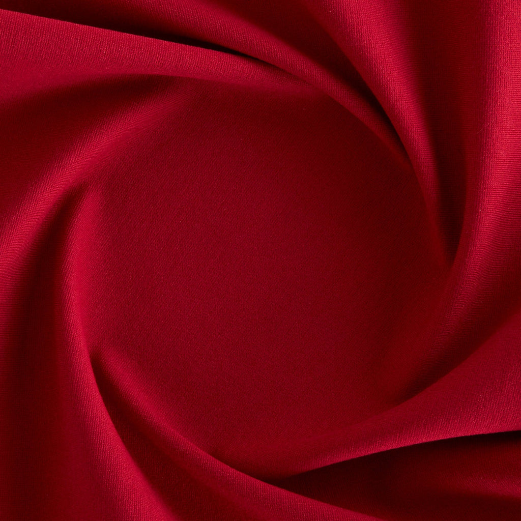 LEGACY PONTE | 5217 AUTUMN RED - Zelouf Fabrics