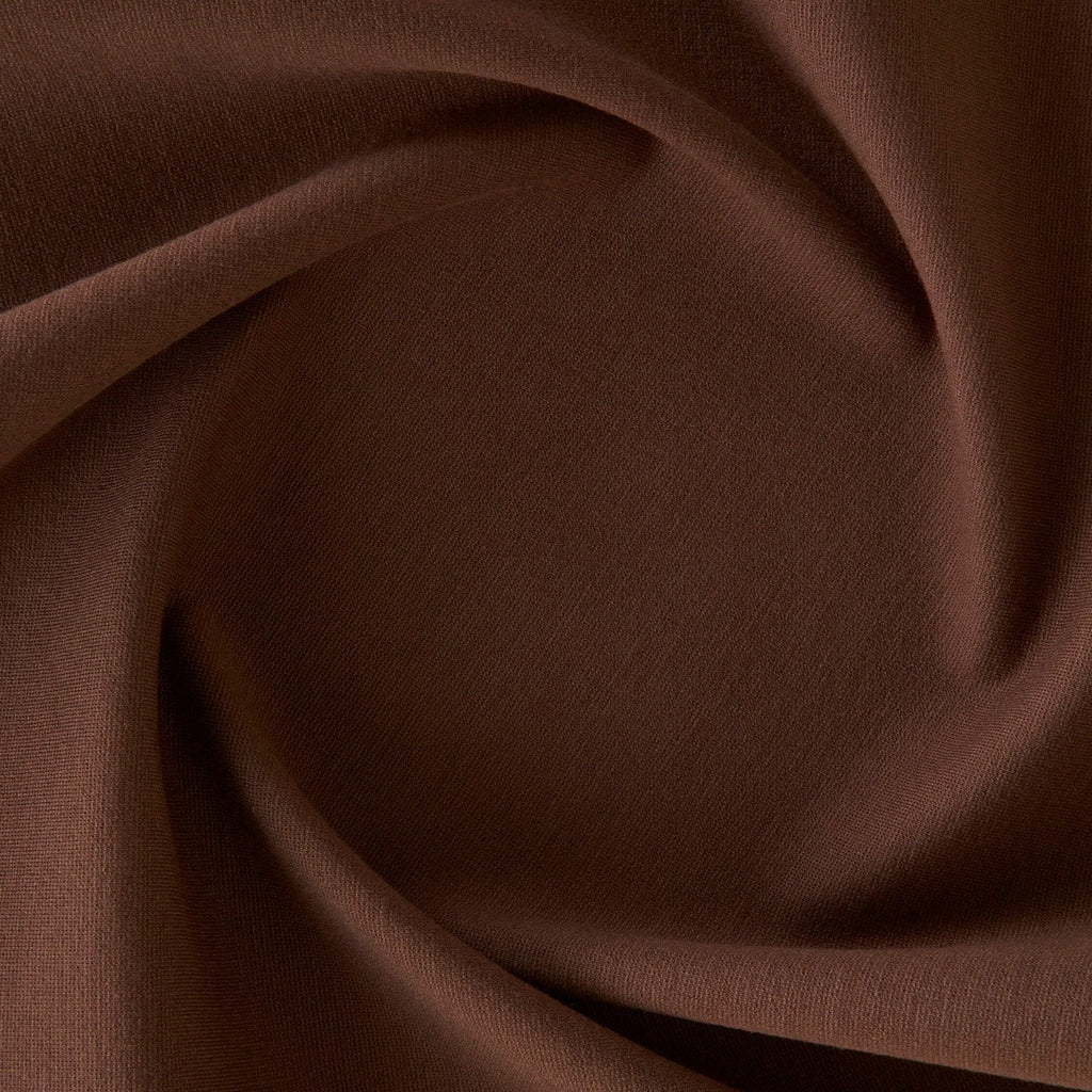 LEGACY PONTE | 5217 AUTUMN CHOCOLATE - Zelouf Fabrics