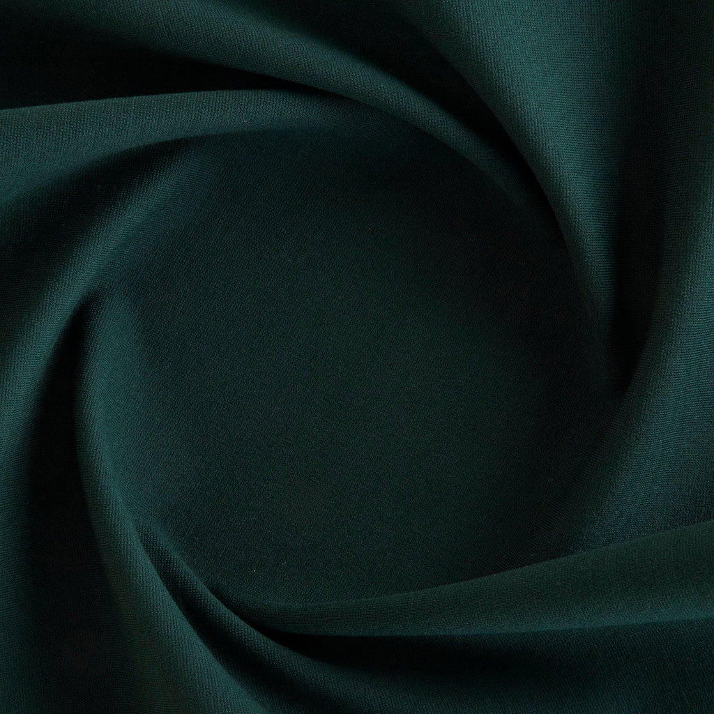 AUTUMN PINE | 5217 - RAYON NYLON SPAN PONTE - BLACK PONTE KNIT FABRIC - Zelouf Fabrics