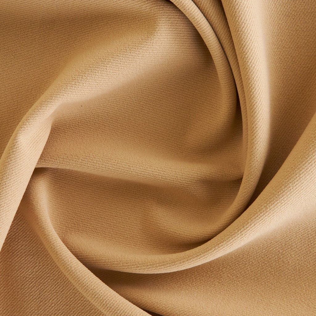 SCUBA CREPE TWILL  | 25031 AUTUMN LATTE - Zelouf Fabrics