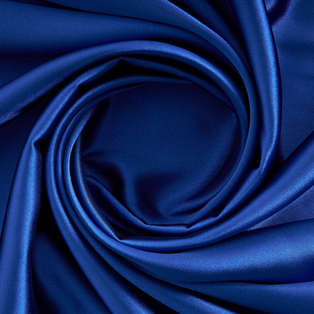 BARCELONA STRETCH SATIN | 25141 ARRESTING ROAYL - Zelouf Fabrics