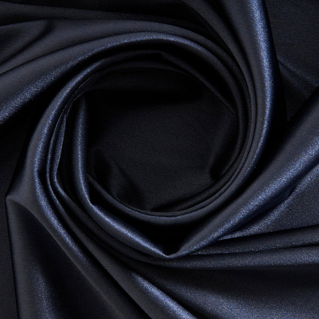 BARCELONA STRETCH SATIN | 25141 CHARMING MIDNIGHT - Zelouf Fabrics