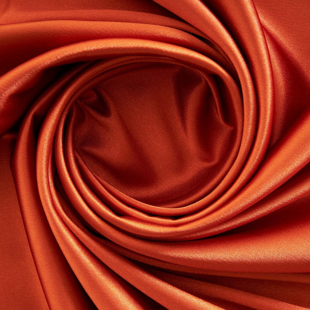 CHARMING TAWNY | 25141-RED - BARCELONA STRETCH SATIN - Zelouf Fabrics