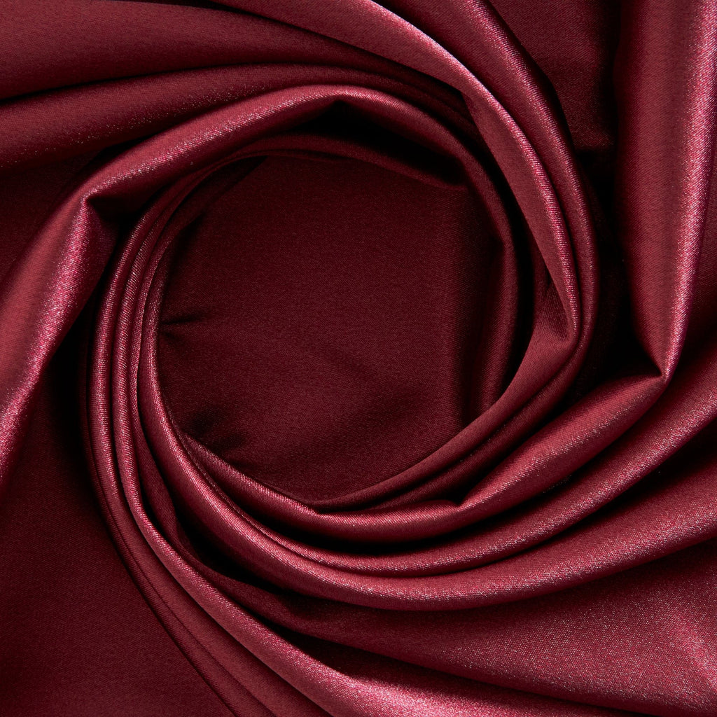 CHARMING WINE | 25141-RED - BARCELONA STRETCH SATIN - Zelouf Fabrics