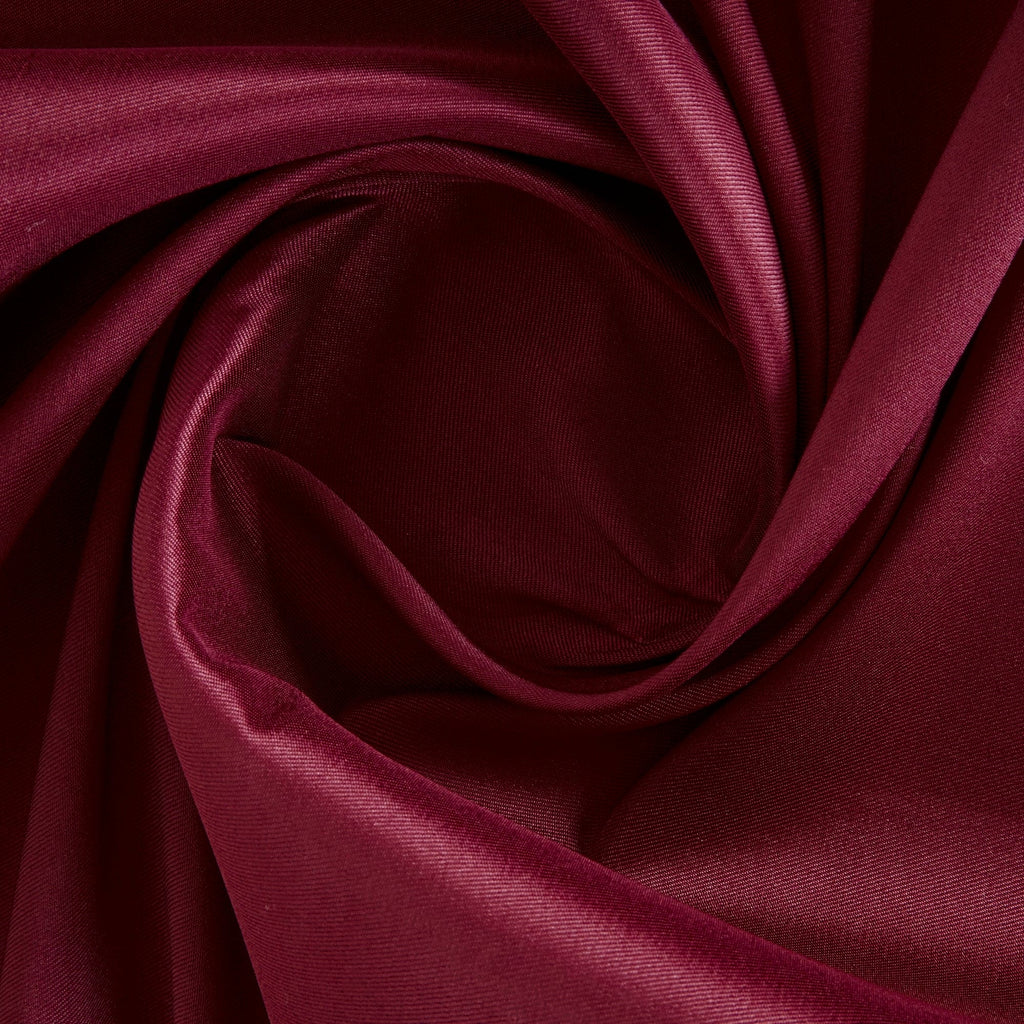 STRETCH MIKADO SATIN TWILL| 23435 CHARMING WINE - Zelouf Fabrics