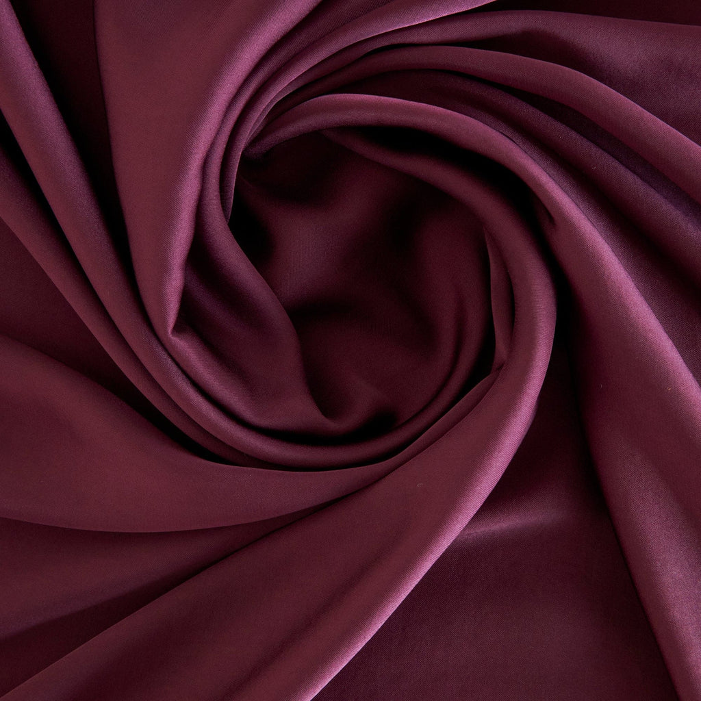 RUMPLE SATIN | D2040 WINE - Zelouf Fabrics