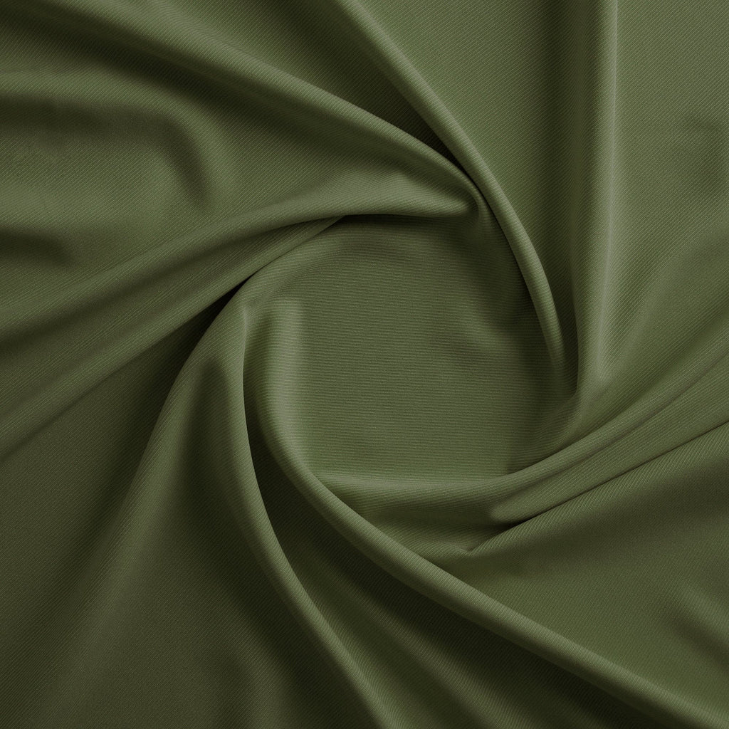 FREYA CAVALRY STRETCH WOVEN TWILL  | 3501 ELEGANT OLIVE - Zelouf Fabrics