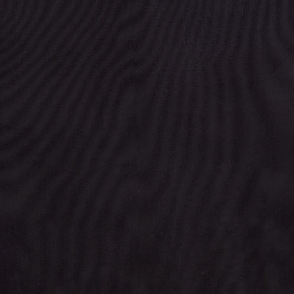 BLACK | 3547 - SIRO RIBBED KNIT - Zelouf Fabrics
