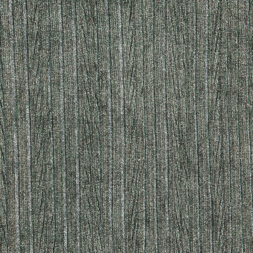 CHARMING SAGE | 25672PLT - WILLOW LUREX MESH BONDED GLIT CRUSH PLEATED KNIT - Zelouf Fabrics