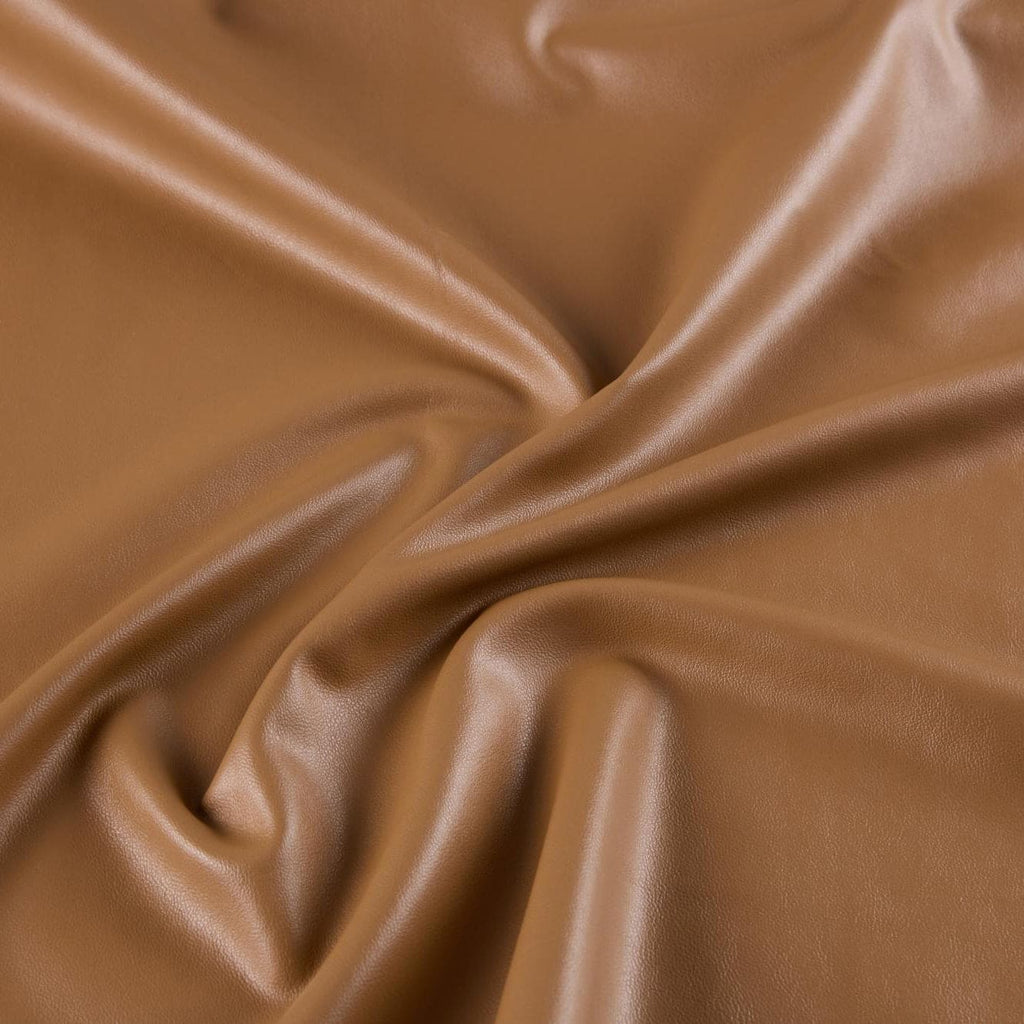 MILEY FAUX LEATHER  | 3610 BROWN - Zelouf Fabrics