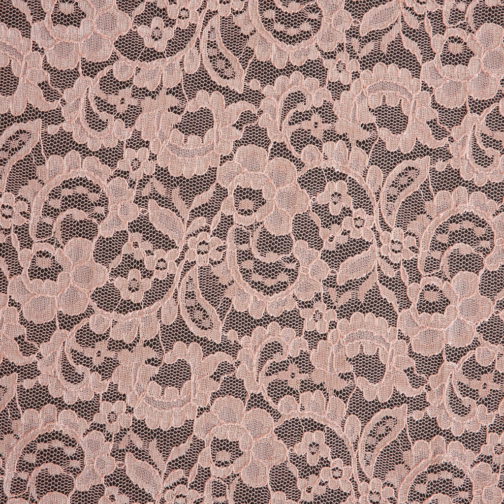 RAVIE FOIL LACE | 23073-FOIL CALM BLUSH - Zelouf Fabrics