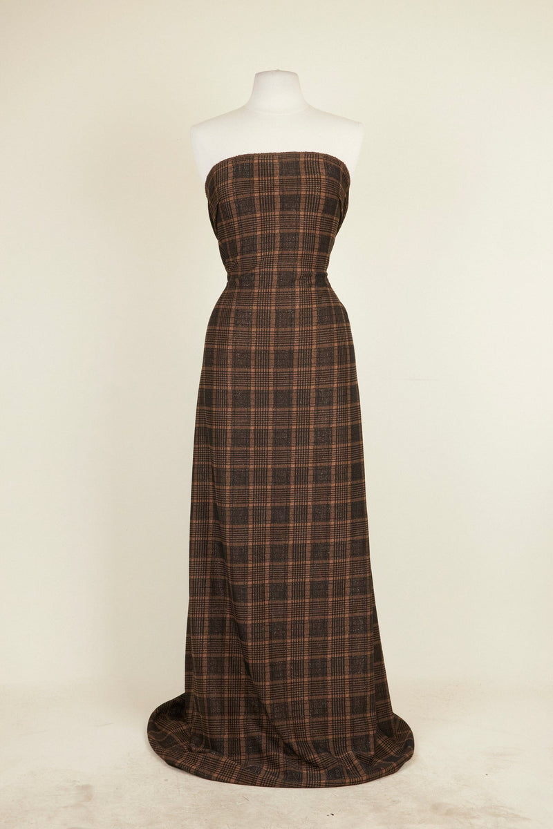 CYNTHIA PLAID JACQUARD KNIT  | 26324