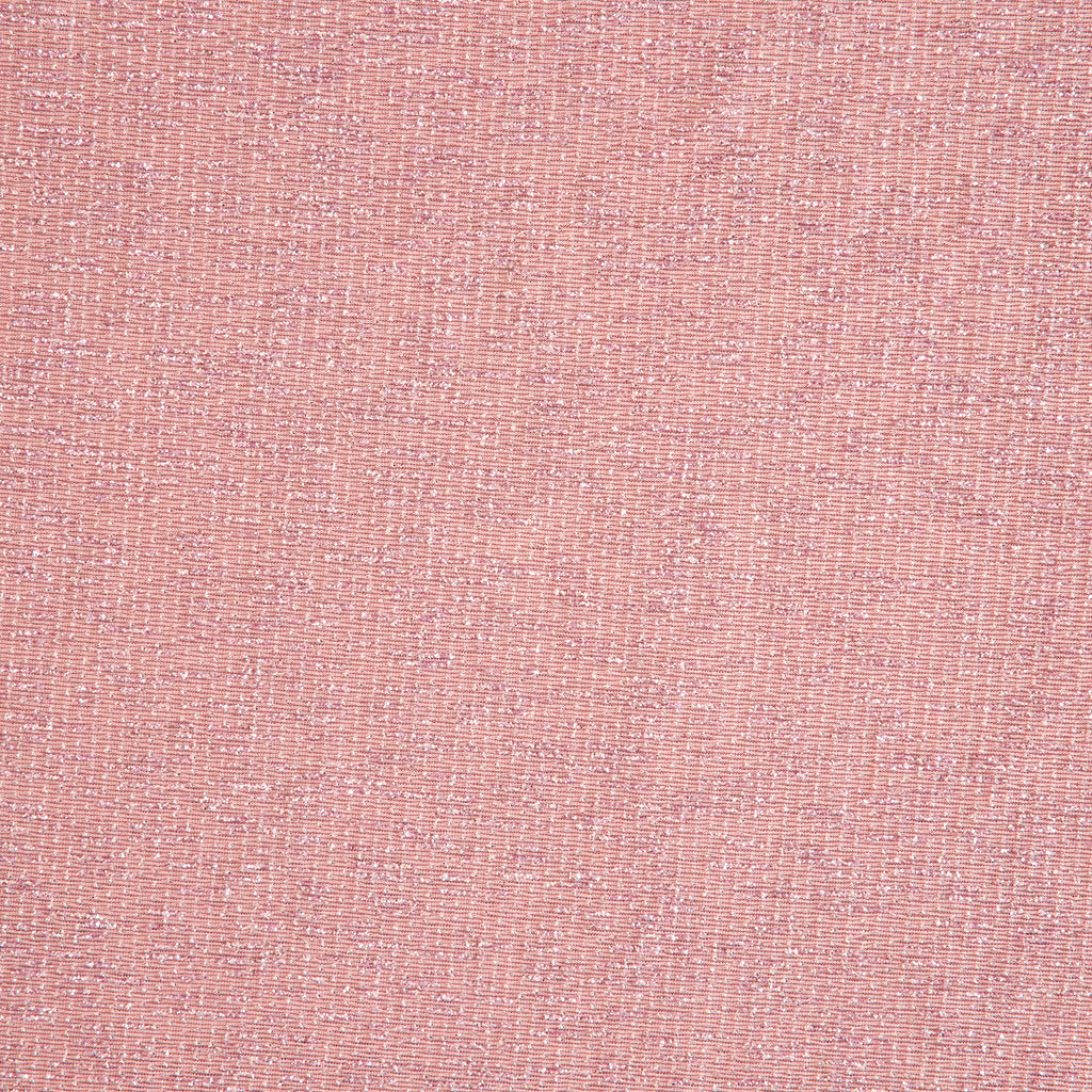 PERFECT ROSE | 25467 - MEDLINDA METALLIC GLITTER STRETCH KNIT - Zelouf Fabrics