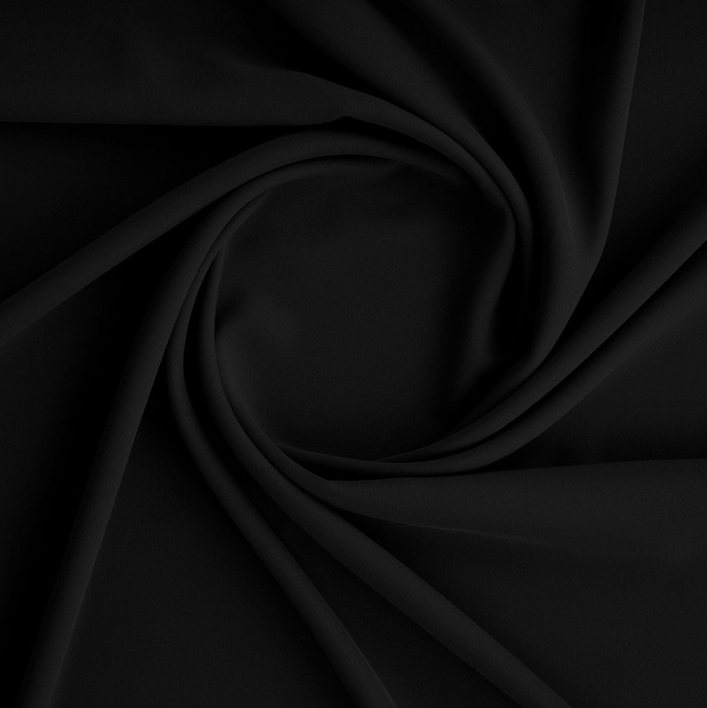 FIRST STRETCH WOVEN  | 3903 BLACK - Zelouf Fabrics
