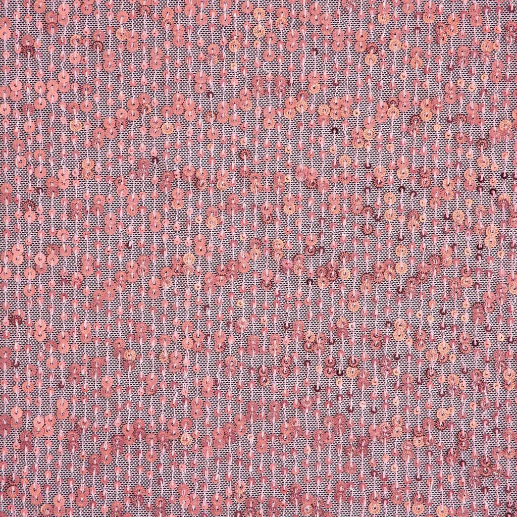BLUSH | D2431 - AMY ALL OVER SEQUINS MESH - Zelouf Fabrics