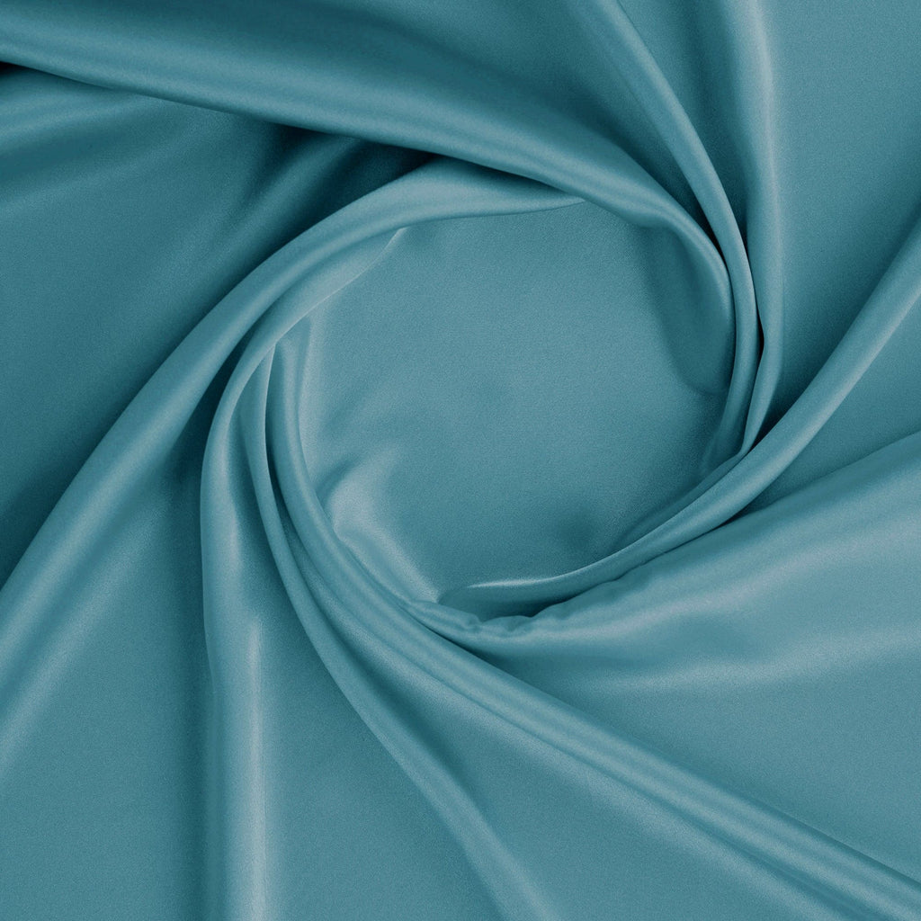 BLUE FEATHER | 1-CHARMEUSE SATIN| 404 - Zelouf Fabric