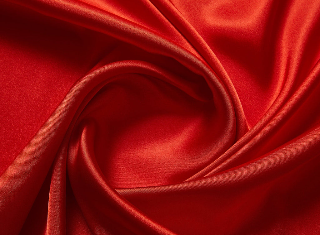 NEON ORANGE SALSA | 404-NEON - SOLID CHARMEUSE - Zelouf Fabrics