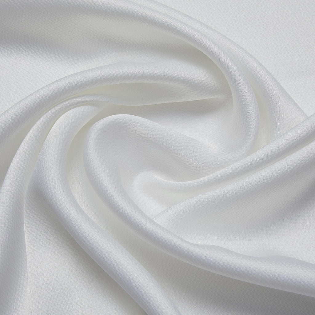 HAMMERED SATIN  | 4044 IVORY - Zelouf Fabrics