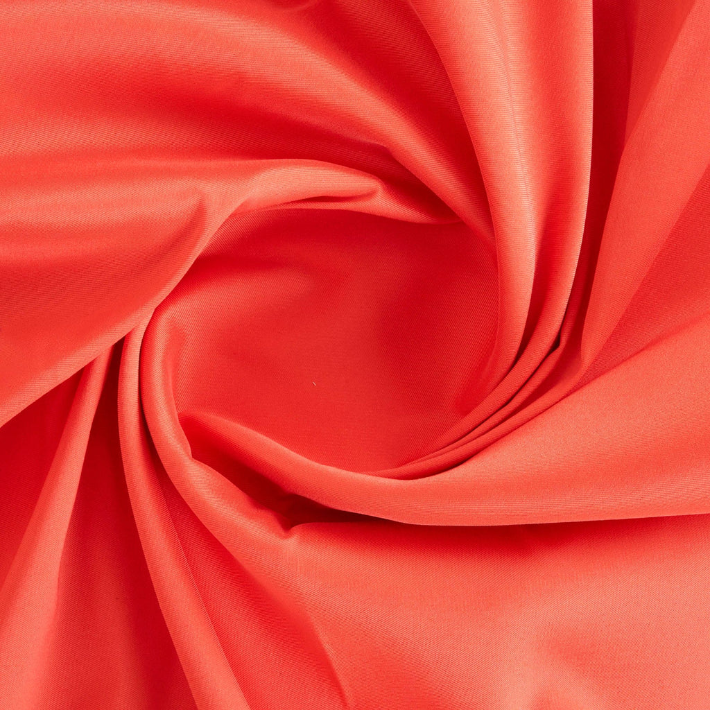STRETCH MIKADO SATIN TWILL| 23435 MODERN POPPY - Zelouf Fabrics