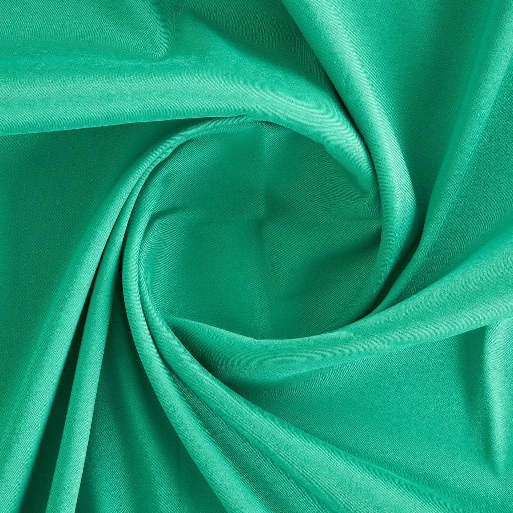 STRETCH MIKADO SATIN TWILL| 23435 MODERN EMERALD - Zelouf Fabrics