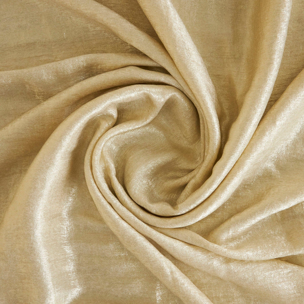 REMI METALLIC WOVEN  | 26382-FOIL CREAM/GOLD - Zelouf Fabrics