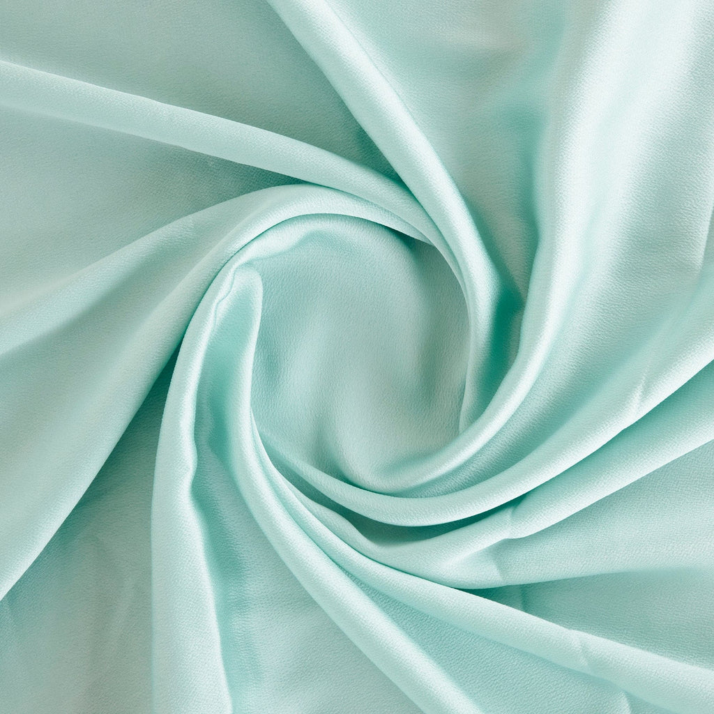 HAMMERED SATIN | 24146 DELICATE AQUA - Zelouf Fabrics