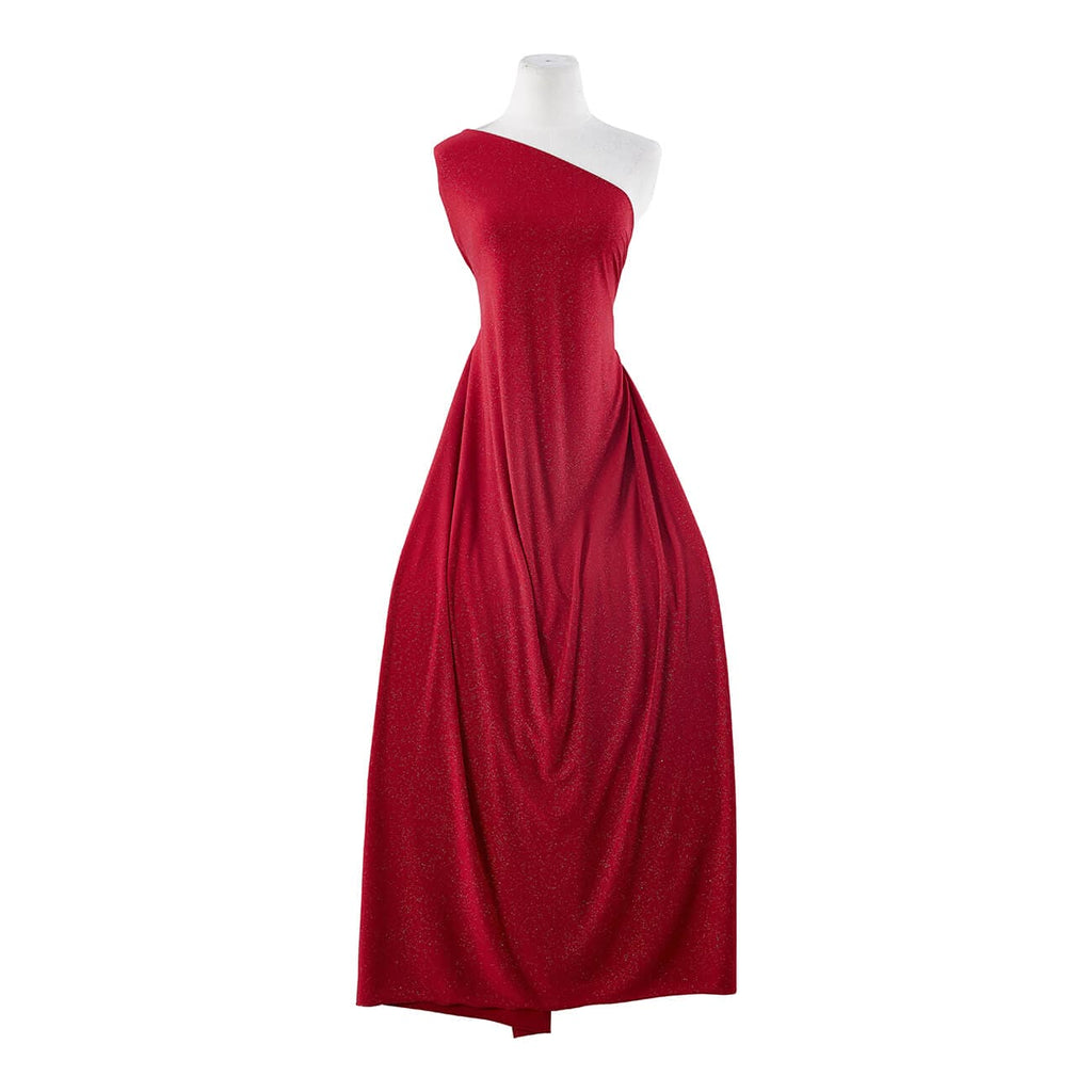 LOVELY APPLE | 4232-RED - ROLLER GLITTER ON ITY - Zelouf Fabrics