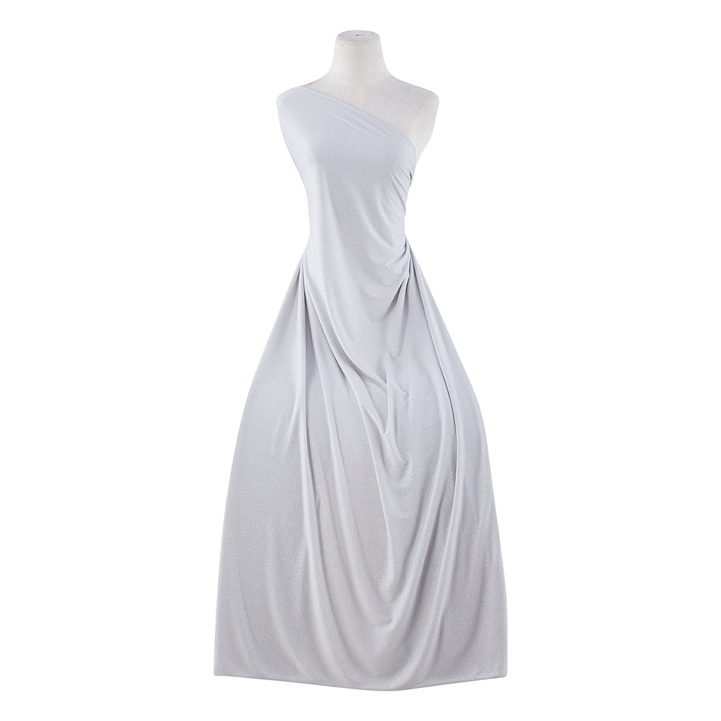 SILVER GLASS | 4232 - ROLLER GLITTER ON ITY - Zelouf Fabrics