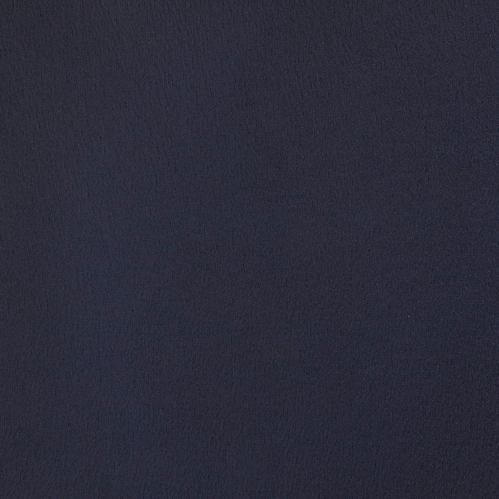 PERFECT NAVY | 23628 - CALLER STRETCH SATIN BACK CREPE - Zelouf Fabrics