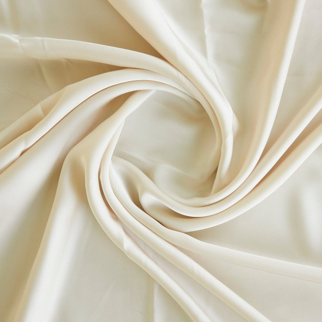 MELISSA SATIN SHIRTING  | D2474 CREAM - Zelouf Fabrics